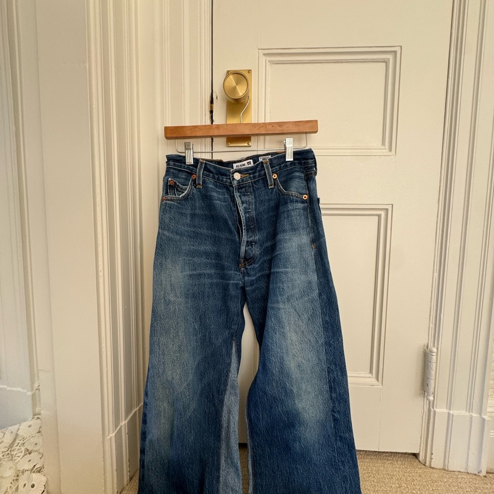 Redone x Vintage Levi’s Collab wide leg jeans